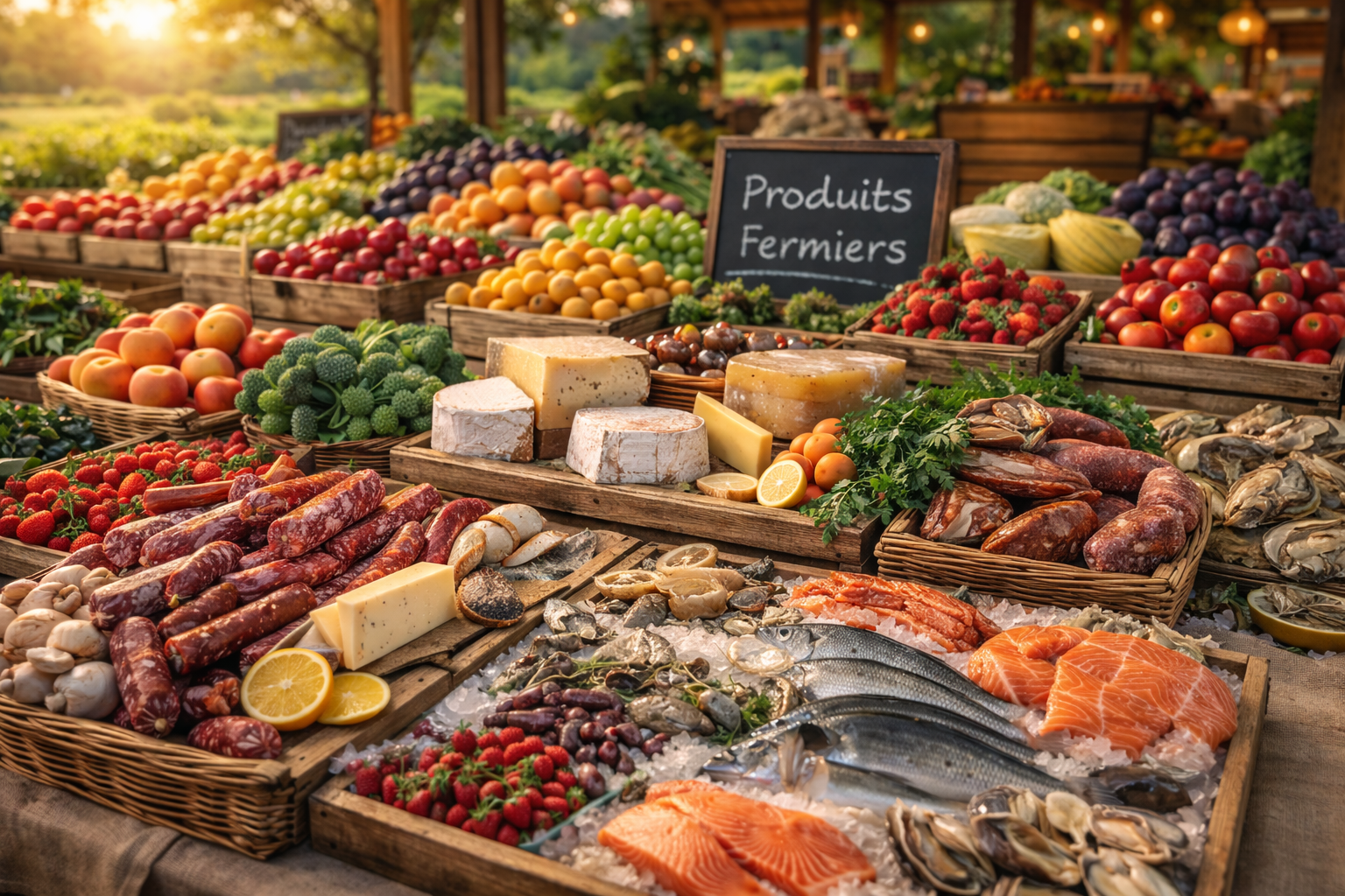Des produits frais et locaux